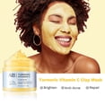thumbnail image 3 of Set de mascarillas faciales ANAI RUI, cúrcuma, vitamina C, rosa, aguacate, 3 of 9
