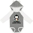 thumbnail image 3 of Inktastic Future Hockey Player Penguin Boys or Girls Long Sleeve Baby Bodysuit, 3 of 5