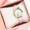 thumbnail image 4 of Montre à Quartz Tendance pour Femmes, Design Coréen, Mode Décontractée, Chat, Blanc, 4 of 9