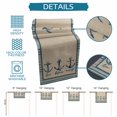 thumbnail image 6 of Blue Nautical Anchor Table Runner 72 Inches, Country Retro Ocean Beach Stripes Beige Bed Runner Dresser Scarves Tabletop for Indoor Outdoor Parties/Ceremony/Banquet, 14" x 72", 6 of 9