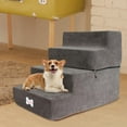 thumbnail image 4 of Escalones suaves para perros Zulema rampa para perros Gris oscuro, 4 of 8