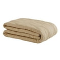 thumbnail image 4 of Sand Tan Farmhouse Bedding Harbour Cotton Pre-Washed Cambric Solid Color Queen Quilt, 4 of 5