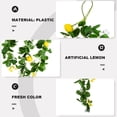 thumbnail image 3 of Houderco De Pared Con Guirnalda Artificial De Amarillo Y Hojas Para Ambiente, 3 of 6