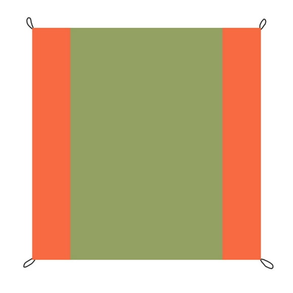 Mistaha Thermal Insulation Sunshade Cloth Sand-proof Waterproof Beach Camping Blanket Courtyard - Sunshade Awning