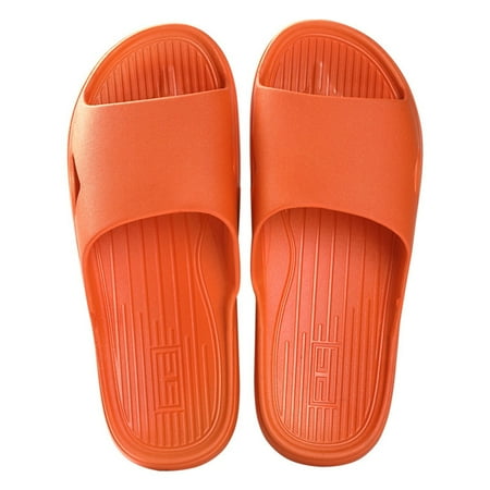 

Women And Men Quick Drying Open Toe Sandals Ultra Thick Lightweight Non-Slip Quick Drying Open Toe Soft Slipper For Women And Men Home Bathroom Orange 38-39