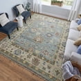 thumbnail image 6 of Feizy Fillmore Transitional Floral & Botanical, Blue/Ivory/Yellow, 10' x 14' Area Rug Easy Care Stain Resistant Pet & Kid Friendly Bohemian & Eclectic Bordered Floor Rug for Living room Bedroom, 6 of 9