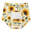 thumbnail image 7 of Sunflowers And Leaves Pattern Women's Shorts Non-Slip Single Pocket A-line Trouser Skirt Summer Shorts Casual Shorts for Women, 7 of 7