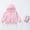 A32 Pink, variant on Boys Packable Windbreaker Lightweight Sun Protection Jacket with Storage Bag Zip Up Hooded Outerwear for Kids Outdoor Hiking Running Active Spring Coat