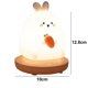 thumbnail image 2 of Luz de noche de silicona, lámpara de mesa linda para mascotas junto a la cama recargable por USB, 2 of 5
