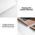 thumbnail image 3 of Aothia Leather Desk Pad Protector ,Office Mouse Pad,31.5" x 15.7",White, 3 of 7