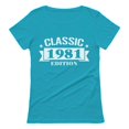 thumbnail image 1 of Tstars Womens 40th Birthday Gift Birthday Gift for 40 Year Old Shirt 1981 Classic Edition Graphic Tee Birthday Party Birthday Shirts for Women T Shirt, 1 of 6