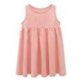thumbnail image 1 of Robes Filles Style Patineuse Sans Manches Robe Décontractée pour Tout-Petits et Enfants Filles pour l'École et les Fêtes, 1 of 7