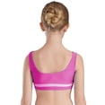 thumbnail image 3 of Sinleey Kids Girls Athletic Sports Vest Top Soft Crop Cami Sleeveless Shirt Bra Tops Gymnastics Hot Pink 16, 3 of 6