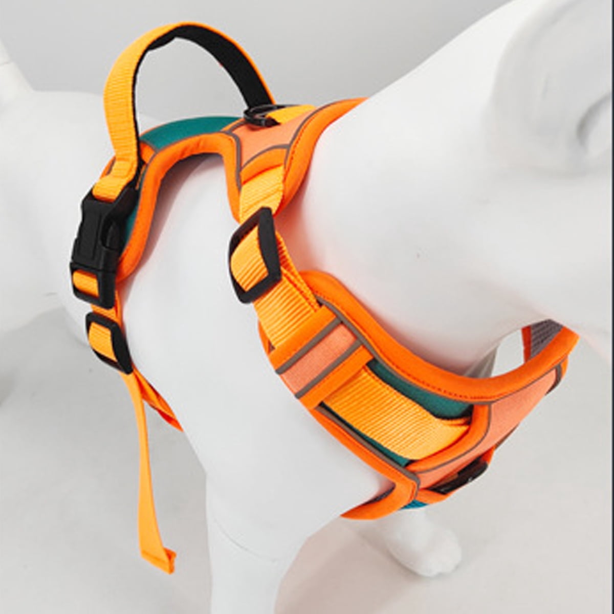Pawaii Dog Harness Medium Anti-Pull Harness for Dogs Anti Pull Harness Chest Harness Anti Pull Reflective Adjustable Breathable Dog Harness ID Tag Included (M