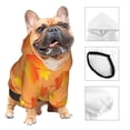 thumbnail image 3 of KLL Fall Maple Leaves for Basic Dog Hoodie - Pet Hoodie Sweater with Leash Hole - Cute Dog Sweatshirt - Pet Clothes Hooded Sweatshirt for Dog & Cat -X-Large, 3 of 8