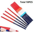 thumbnail image 2 of 10Pcs Double Colored Pencils Carpenter Special-Purpose Pencils Drawing Pencil, 2 of 10