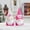 Pink, white, variant on 2PCS Gnome Plush Doll, Handmade Faceless Dolls for Wedding Anniversary, Marriage Proposal, Wedding Party