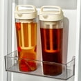 thumbnail image 4 of 1100ml Refrigerator Cold Water Pitcher with Lid and Handle Coffee Cold Brew Jug High Temperature Resistant Juice Kettle, 4 of 5