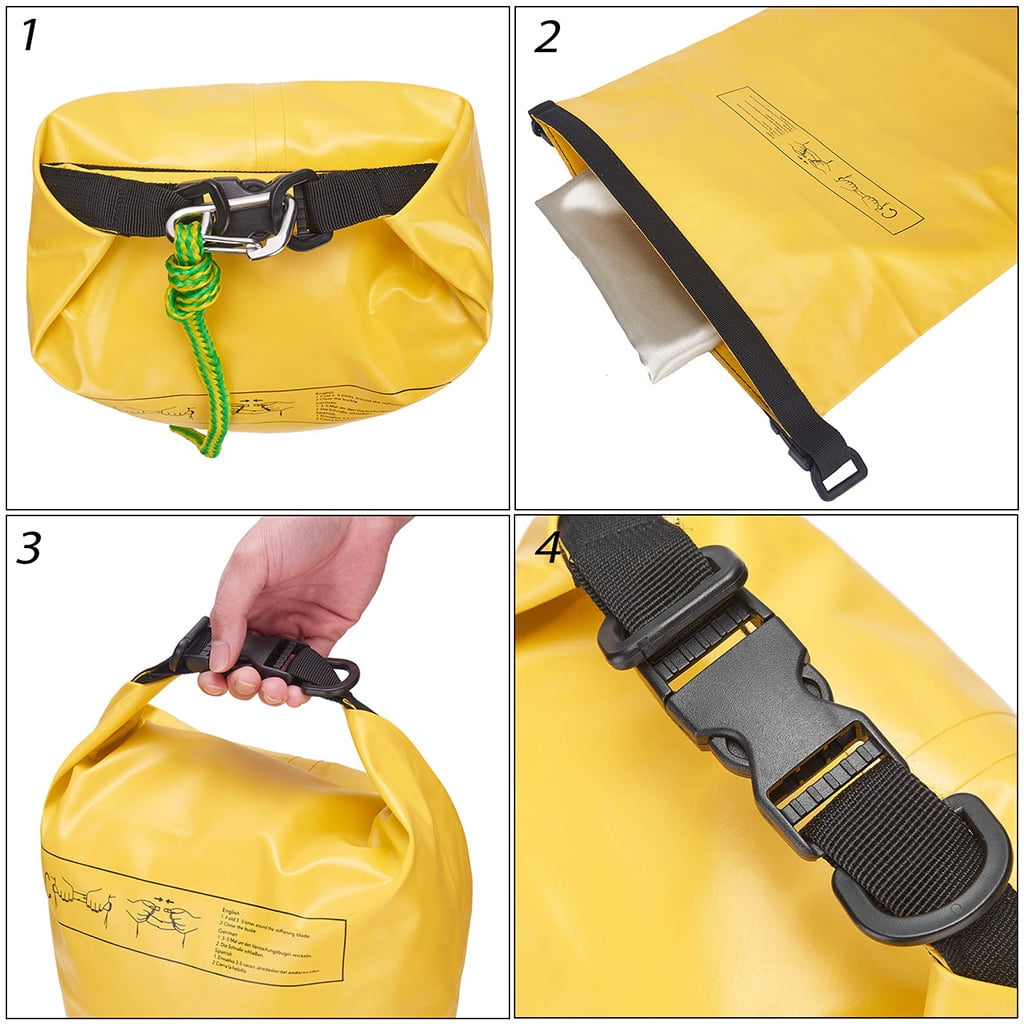 WINDLAND Tow Rope Sand Sack Sand Anchor Waterproof Dry Bag Dock Line for Kayak Small Boat