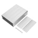 thumbnail image 1 of Caja de proyecto de aleación de aluminio de 45x122x160mm, carcasa de placa de circuito, carcasa para decodificador GPS plateado, 1 of 8