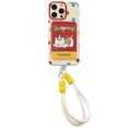 thumbnail image 6 of Cute polka dot puppy card holder Apple 15 promax mobile phone case iphone 14 suitable for 11 brackets 16 hand straps 12, 6 of 7