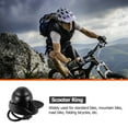 thumbnail image 3 of Miangastore 2Pcs Universal Aluminum Bells Black Simple Design Bikers Cycling, 3 of 8