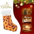 thumbnail image 3 of SKYSONIC Christmas Stocking Set of 1, Thanksgiving Turkey Xmas Stockings and Plush Fur Cuff Stockings Fireplace Decorations for Family Holiday Xmas Party Decorations, 3 of 7