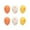 Multicolor-4B-home supplies, variant on LEFTHIGH Home 6Pcs Easter Eggs Hanging Decoration Creativeness Broken Eggs Plastic Ornaments for Scene Arrangement Party or Home Decor Home Needs