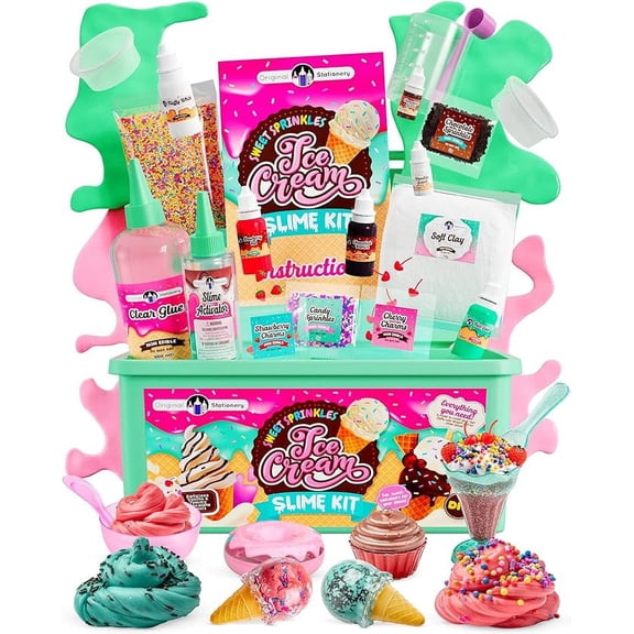 Original Stationery Sweet Sprinkles Ice Cream Slime Kit