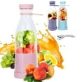 thumbnail image 2 of LOVEVER Portable Juicer/Mixer  Handheld Blender Cup  Perfect for Juices  Smoothies  Shakes  380 ml capacity  USB Rechargeable  Easy to use  Take on the go  Kitchen Tool, 2 of 9
