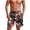250th Anniversary Floral, variant on Hunting Camo Men's Swim Trunks Quick Dry Comfortable Board Shorts with Pockets Elastic Waist Swimwear for Outdoor Water Sports Beach Surfing Swimming and Summer Vacation Man M