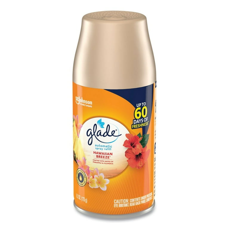 Automatic Air Freshener, Hawaiian Breeze, 6.2 oz, 6/Carton Automatic Air Freshener, Hawaiian Breeze, 6.2 oz, 6/Carton