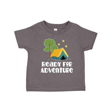 

Inktastic Camping Tent Ready for Adventure Gift Toddler Boy or Toddler Girl T-Shirt