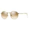 thumbnail image 1 of Gafas de Sol Pro Acme Redondas de Metal con Lentes de Cristal Marrón 50mm, 1 of 5
