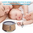 thumbnail image 2 of Letsfit White Noise Machine with Adjustable Baby Night Light for Sleeping, 14 High Fidelity Sleep Machine Soundtracks, Timer and Memory Feature-Wood Grain, 2 of 8