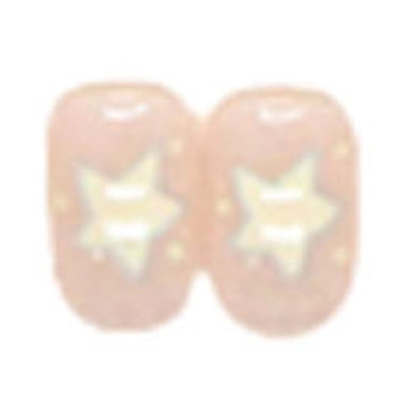 Fresh Cute Pink Artificial Nails INS Trendy Women Artificial Nails for Professional Salon Supply Jelly Glue Model