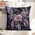thumbnail image 6 of Dreamcatcher rose butterfly Linen toss pillowcase Decoration pillowcase Gift preferred 18x18" Cushion cover 4 set Sofa pillowcase Sofa bedroom living room car, 6 of 8