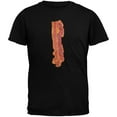 thumbnail image 1 of Bacon Strip Black Adult T-Shirt - Small, 1 of 1