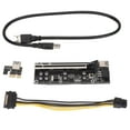 thumbnail image 2 of Tarjeta adaptadora vertical 8 condensadores Excicon Blindaje multicapa Hebilla fija Adaptador vertical PCIE 1x a 16x, 2 of 10