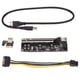 thumbnail image 2 of Tarjeta adaptadora vertical 8 condensadores Excicon Blindaje multicapa Hebilla fija Adaptador vertical PCIE 1x a 16x, 2 of 8