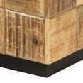 thumbnail image 4 of vidaXL Coffee Tables 2 pcs with Block Design Rough Mango Wood, 4 of 11