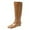 Yellow, variant on Women's Mid-Calf Boots Pointed Toe Heel On Fashion Comfortable Riding Boots for Extended Wide Calf Sizes