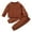 Brown, variant on Coerni Toddler Baby Boy Outfits New born Fall Winter Clothes Knitted Pullover Sweaters Tops Sweatpants Sets 2pcs