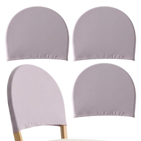 4Pcs Head Cushion Cover Backrest Cover Chair Back Slipcover Chair Back Protector Backrest Protector for Office Home Dining Room Kitchen Hotel,Light Grey