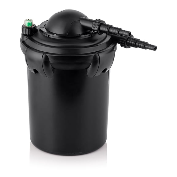 Alpine Corporation 15" Tall Bio-Pure Pressure Filter for Ponds, 1,000 Gallon