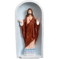 thumbnail image 5 of Jesus The Sacred Heart Grotto and Statue, One-Piece, Garden Statue, 36" Height, 5 of 5