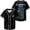 Black, variant on Jay Wheeler 2024 TRAPPii Tour Baseball Jersey Shirt V-Neck Women Men Short Sleeve Streetwear Clothes