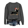 thumbnail image 2 of Cute Dog Sweatshirts for Women 2025 Long Sleeve Dog Graphic Sweatshirt for Lovers Pullover Tops, 2 of 8