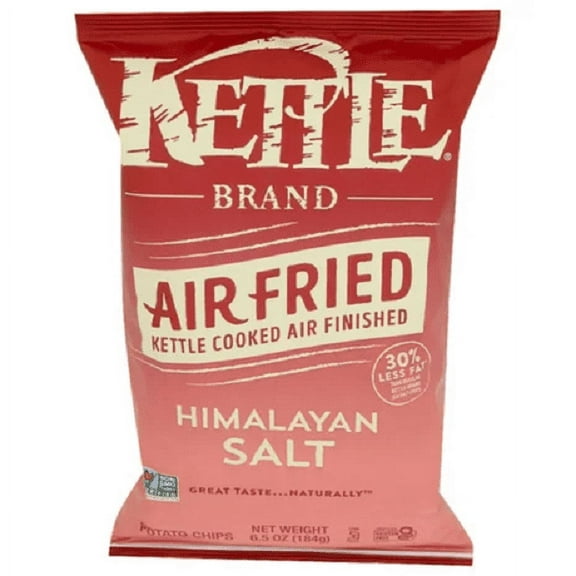 Kettle Brand Air Fried Himalayan Salt Kettle Chips, 3-Pack 6.5 oz. Bags