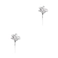 thumbnail image 3 of Inteprter Bayas Artificiales Cono de Pino Plata 2Conjunto, 3 of 6